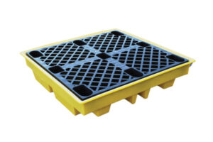 BCBP4L - Low Profile Spill Pallet for 4 x 205 ltr drums