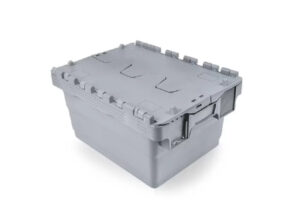 TOTE BOX - ATTACHED LID CONTAINER