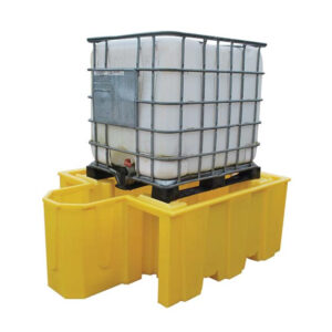 IBC Spill Pallet suitable for 1 x 1000ltr IBC with integral dispensing area - BCBB1D