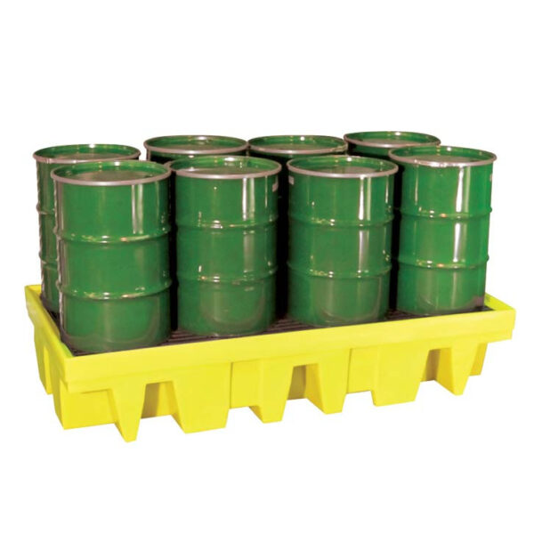 Spill Pallet for 8 x 205 ltr drums - BCBP8