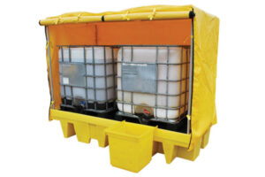 Soft Covered IBC Bund for 2 x 1000ltr IBCs - BCBB2C