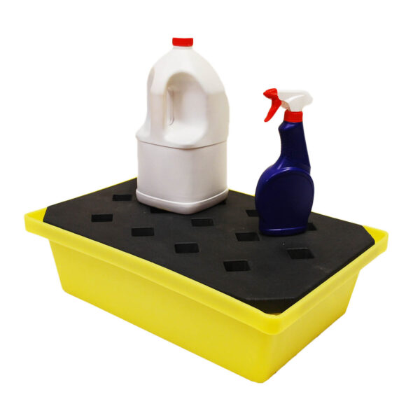 20L Ecospill Recycled PE Spill Tray with Grate
