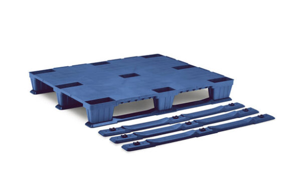 CLOSED LIGHTWEIGHT INDUSTRIAL PALLET WITH RUNNERS - Image 4