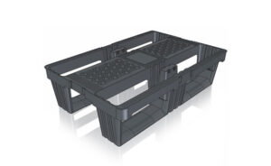 Pekky Plastic Storage Trays Baskets, Set of 4