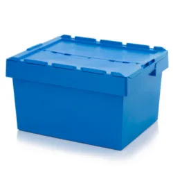 BCMBD 8642, 8642K attached lid tote box