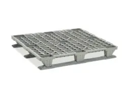 BCNPT1210-LEP1 medium weight plastic pallet, view 2
