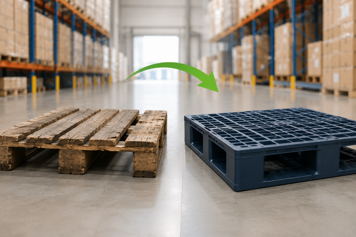 Replacing Wooden Pallets With Plastic